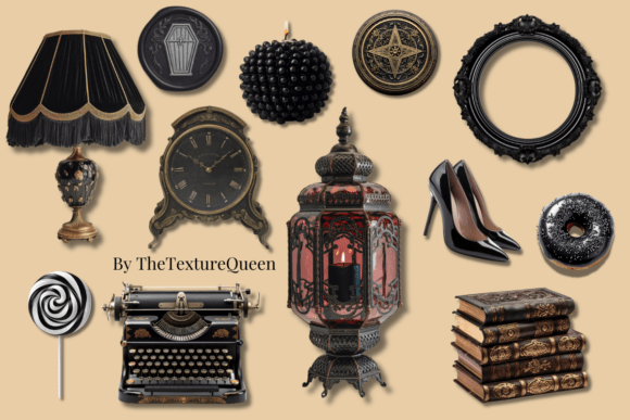 Download Goth Clipart Set Interior Decor Items - Premium Resources