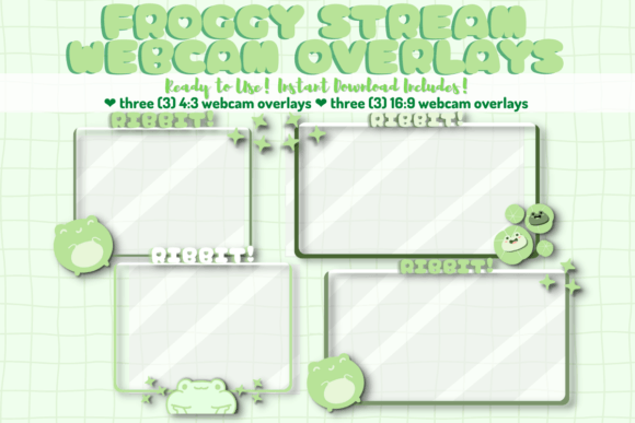 Download Froggy Twitch Webcam Overlays - Overlay Collection