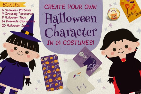 Download Halloween Character Creator - Halloween character Collection