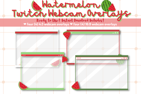 Download Watermelon Twitch Webcam Overlays - Overlay Collection