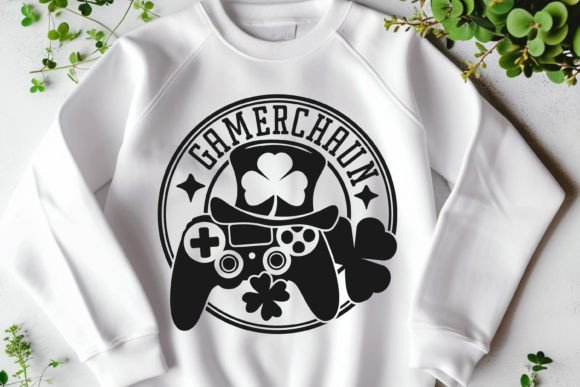 Download Leprechaun Gamer SVG | St Patricks Day - Gamer svg Collection