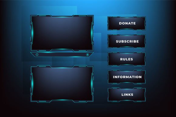 Download Streaming Overlay Border Frame Design - Overlay Collection